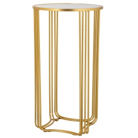 Side table DKD Home Decor Crystal Silver Metal 40 x 40 x 110 cm | Tienda24 - Global Online Shop Tienda24.eu