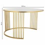 Tischdekoration Alexandra House Living Gold Eisen Spiegel Holz MDF 80 x 48 x 80 cm | Tienda24 - Global Online Shop Tienda24.eu