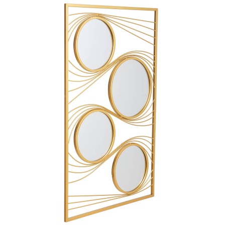 Specchio da parete Alexandra House Living Oro Metallo Ferro Specchio 2 x 96 x 61 cm di Alexandra House Living, Specchi da par...