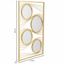 Specchio da parete Alexandra House Living Oro Metallo Ferro Specchio 2 x 96 x 61 cm di Alexandra House Living, Specchi da par...