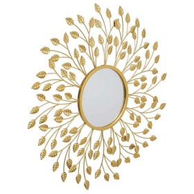 Espejo de pared Alexandra House Living Oro Metal Hierro Espejo 2 x 79 x 79 cm de Alexandra House Living, Espejos de pared - R...