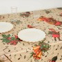 Stain-proof resined tablecloth Belum Christmas Sheet Music Black Red Green Linen 200 x 150 cm | Tienda24 - Global Online Shop Tienda24.eu