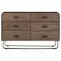 Cassettiera Alexandra House Living Marrone Legno Ferro Lamiera Legno di abete 40 x 78 x 120 cm di Alexandra House Living, Com...