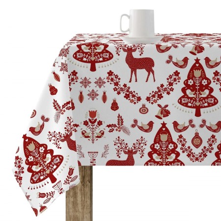 Fleckenabweisende geharzte Tischdecke Belum Merry Christmas Bunt 150 x 150 cm | Tienda24 - Global Online Shop Tienda24.eu