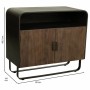 Credenza Alexandra House Living Marrone Ferro Legno di abete 44 x 80 x 90 cm | Tienda24 - Global Online Shop Tienda24.eu