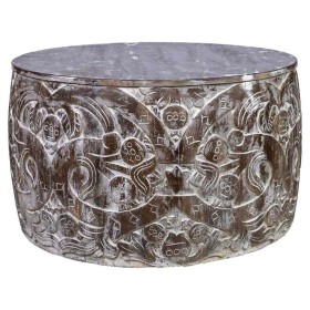 Mesa de apoio DKD Home Decor 49 x 49 x 72 cm Cristal Preto Dourado Metal | Tienda24 - Global Online Shop Tienda24.eu