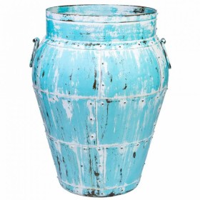 Vase Alexandra House Living Blue Mango wood 45 x 60 x 45 cm by Alexandra House Living, Vases - Ref: D1632728, Price: 75,71 €,...