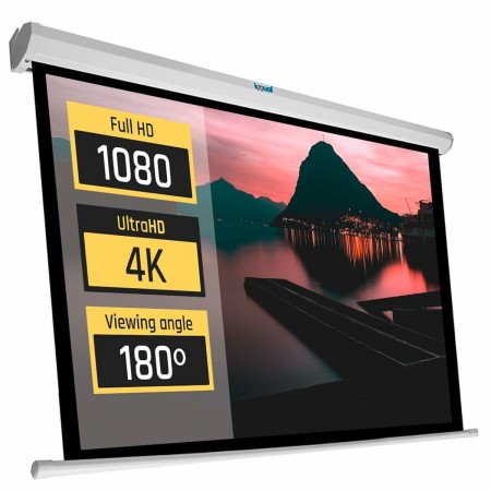 Pantalla Eléctrica Panorámica iggual PSIPS184 80" (184 x 104 cm) 84" | Tienda24 Tienda24.eu