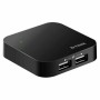 USB Hub D-Link AAOAUS0119 DUB-H4 USB 2.0 480 Mbit/s | Tienda24 Tienda24.eu