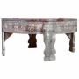 Table Basse Alexandra House Living Blanc Bois de manguier 80 x 41 x 80 cm de Alexandra House Living, Tables - Réf : D1632735,...