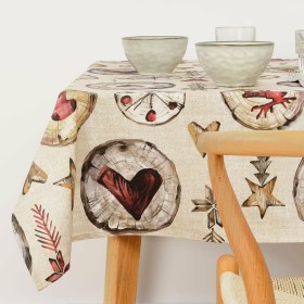 Tablecloth TOWN 601 (140 x 140 cm) | Tienda24 - Global Online Shop Tienda24.eu