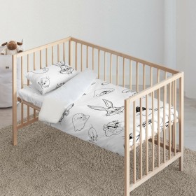 Capa de Edredão para Berço Kids&Cotton Elm 100 x 120 cm | Tienda24 - Global Online Shop Tienda24.eu