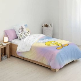 Copripiumino Looney Tunes Sweet Tweety Multicolore 175 Fili 180 x 220 cm di Looney Tunes, Piumini e copripiumini - Rif: S9803...