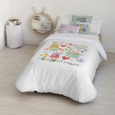 Copripiumino Peppa Pig Together Multicolore 175 Fili 155 x 220 cm | Tienda24 - Global Online Shop Tienda24.eu