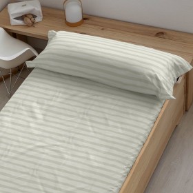 Lençol de baixo ajustável TODAY Percale Cinzento claro 140 x 200 cm Cinzento | Tienda24 - Global Online Shop Tienda24.eu