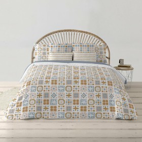 Housse de Couette Kids&Cotton Tilburg Multicouleur 175 Fils 220 x 220 cm de Kids&Cotton, Couettes et housses de couette - Réf...