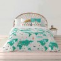 Copripiumino Kids&Cotton Mapamundi Multicolore 200 x 200 cm Mappamondo di Kids&Cotton, Piumini e copripiumini - Rif: S9803692...