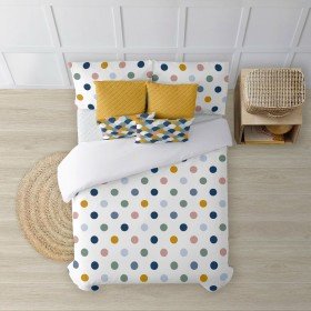 Bettdeckenbezug Kids&Cotton Malu Small Blau Weiß 175 Fäden 180 x 220 cm 180 x 240 cm | Tienda24 - Global Online Shop Tienda24.eu