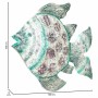 Figura Decorativa Alexandra House Living Branco Verde Madeira de mangueira Peixe 9 x 100 x 120 cm de Alexandra House Living, ...