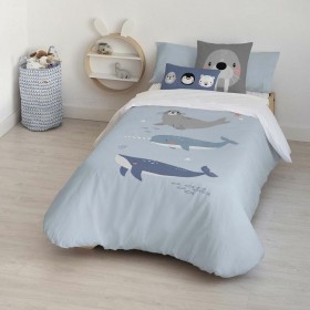 Copripiumino Kids&Cotton Tabor Big Azzurro 175 Fili 180 x 220 cm 180 x 240 cm di Kids&Cotton, Piumini e copripiumini - Rif: S...