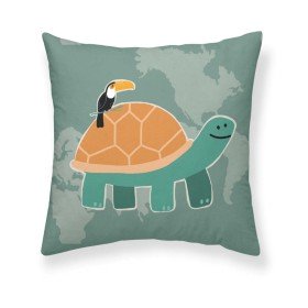 Cushion cover La casa de papel Chibi B Black Multicolour 45 x 45 cm | Tienda24 - Global Online Shop Tienda24.eu