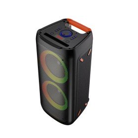 Altavoz Bluetooth Portátil Esperanza TRIVAL Negro Negro/Rojo | Tienda24 Tienda24.eu