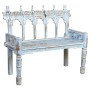 Bench Alexandra House Living Blue Mango wood 56 x 104 x 118 cm by Alexandra House Living, Benches - Ref: D1632788, Price: 362...