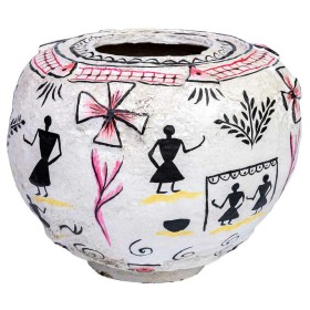 Vaso Home ESPRIT Multicolor Porcelana 21 x 21 x 35,5 cm | Tienda24 - Global Online Shop Tienda24.eu