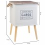 Nightstand Alexandra House Living White 41 x 41 x 61 cm | Tienda24 - Global Online Shop Tienda24.eu