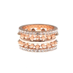 Anel feminino Pandora CROSSOVER PAVE TRIPLE BAND - SIZE 54 | Tienda24 Tienda24.eu