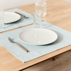 Set de table Belum Liso Bleu 50 x 40 cm Lisse 2 Unités de Belum, Sets de table - Réf : S9805266, Prix : 9,43 €, Remise : %