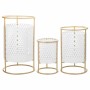 Conjunto de vasos Alexandra House Living Branco Metal Ferro 30 x 155 x 38 cm 3 Peças de Alexandra House Living, Vasos - Ref: ...