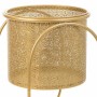 Set de Maceteros Alexandra House Living Oro Metal Hierro 26 x 178 x 26 cm 2 Piezas de Alexandra House Living, Maceteros - Ref...