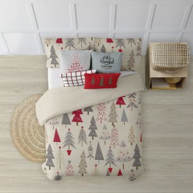 Housse de Couette Decolores Merry Christmas 31 Multicouleur Polyester 200 x 200 cm de Decolores, Couettes et housses de couet...