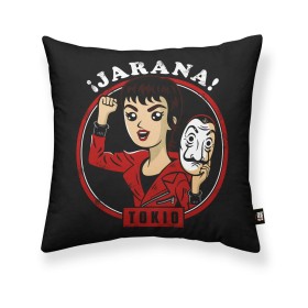 Cushion cover La casa de papel Chibi B Black Multicolour 45 x 45 cm La casa de papel - 1