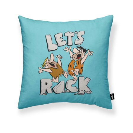 Cushion cover The Flintstones Let's Rock A Multicolour 45 x 45 cm | Tienda24 - Global Online Shop Tienda24.eu