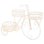 Soporte para Maceta Alexandra House Living Blanco Metal Hierro Bicicleta 28 x 28 x 28 cm de Alexandra House Living, Accesorio...