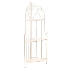 Corner Shelves Alexandra House Living White Metal Iron Ironwork 30 x 38 x 30 cm by Alexandra House Living, Corner Shelves - R...