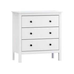 Cómoda Alexandra House Living Branco 76 x 81 x 39 cm 3 gavetas de Alexandra House Living, Armários e prateleiras - Ref: D1632...