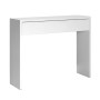 Consola Alexandra House Living Blanco Madera MDP 100 x 75 x 30 cm 1 cajón de Alexandra House Living, Mesas - Ref: D1632892, P...