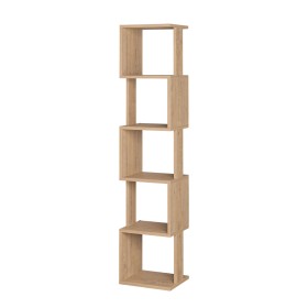 Scaffale ad Angolo Alexandra House Living Rovere Legno MDP 35 x 161 x 2 cm 5 Mensole di Alexandra House Living, Librerie - Ri...