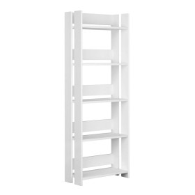 Librería Alexandra House Living Blanco Madera MDP 57 x 155 x 25 cm 5 Estantes de Alexandra House Living, Librerías - Ref: D16...