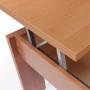 Mesa de Centro Alexandra House Living Cerezo Metal Madera MDP 105 x 51 x 55 cm de Alexandra House Living, Mesas - Ref: D16329...