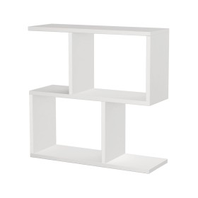 Étagère Alexandra House Living Blanc Bois MDP 60 x 60 x 19 cm de Alexandra House Living, Bibliothèques - Réf : D1632924, Prix...