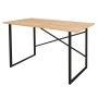 Mesa de Escritorio Alexandra House Living Negro Roble Metal Madera MDP 120 x 75 x 60 cm industrial de Alexandra House Living,...