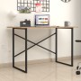 Mesa de Escritório Alexandra House Living Preto Eik Metal Madeira MDP 120 x 75 x 60 cm industrial de Alexandra House Living, ...