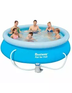 Piscina Insuflável Bestway 366 x 76 cm Azul 5377 L | Tienda24 Tienda24.eu