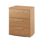 Comodino Alexandra House Living Ciliegio Metallo Legno MDP 41 x 62 x 35 cm 3 cassetti di Alexandra House Living, Comodini - R...