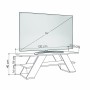 TV-Möbel Alexandra House Living Diagonal Weiß 120 x 40 x 33 cm von Alexandra House Living, TV-Ständer und -Tische - Ref: D163...