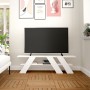 Mueble de TV Alexandra House Living Diagonal Blanco 140 x 40 x 34 cm de Alexandra House Living, Mesas y soportes para TV - Re...